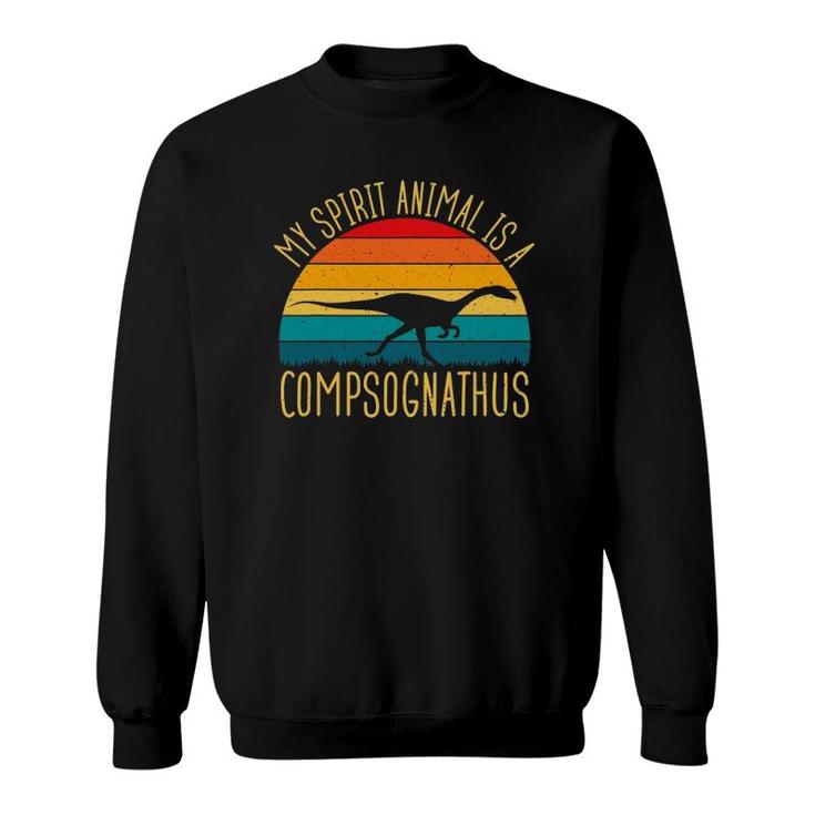 Compsognathus Is My Spirit Animal Dinosaur Lovers Sweatshirt