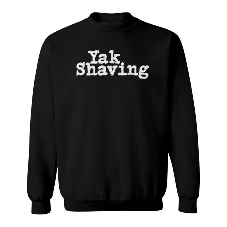 Computer Science Ai Lab Programmer Yak Shaving Sweatshirt