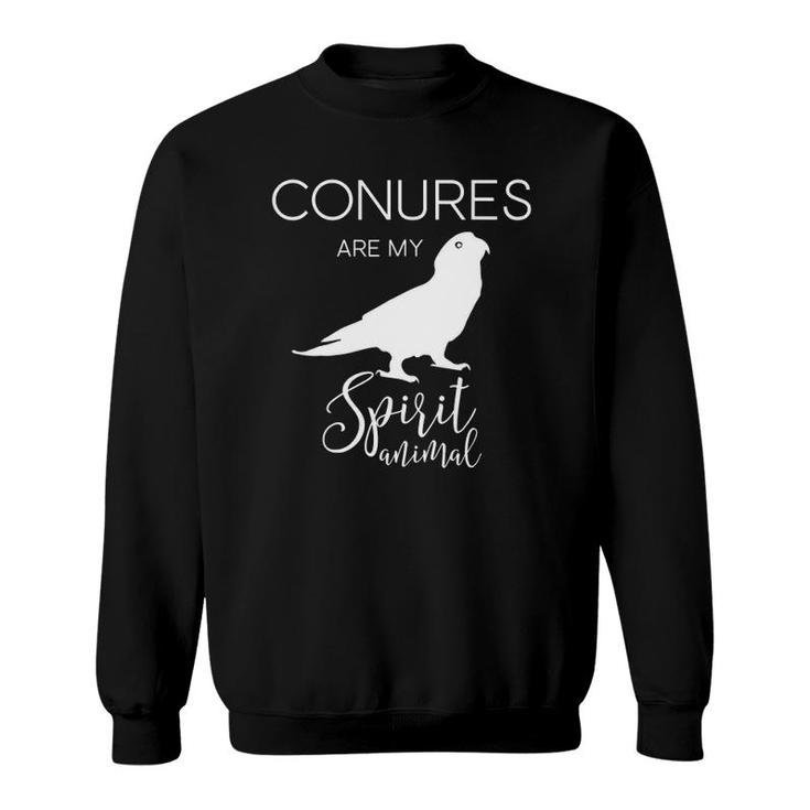 Conure Parrot Bird Spirit Animal Sweatshirt