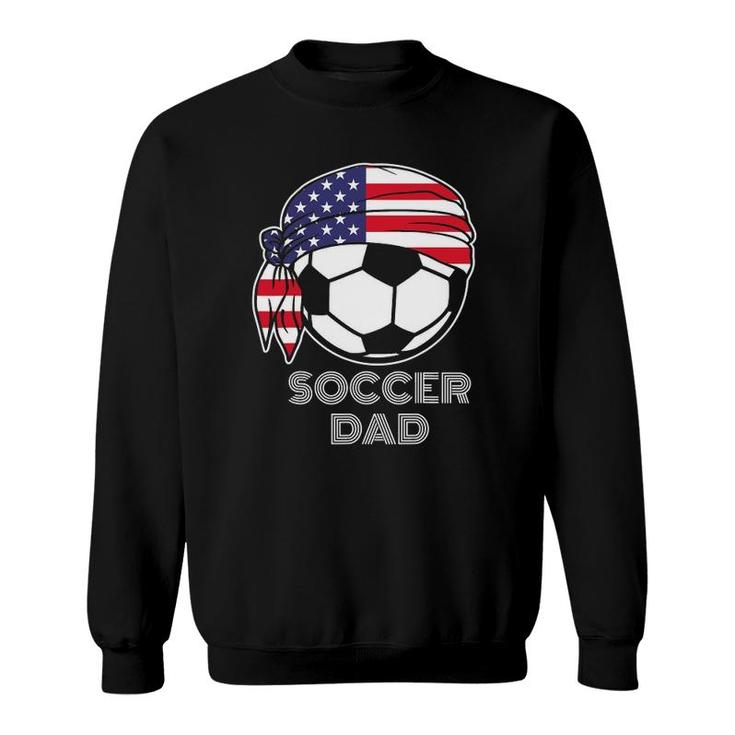 Cool Soccer Dad Jersey Parents Of American Soccer Players Sweatshirt