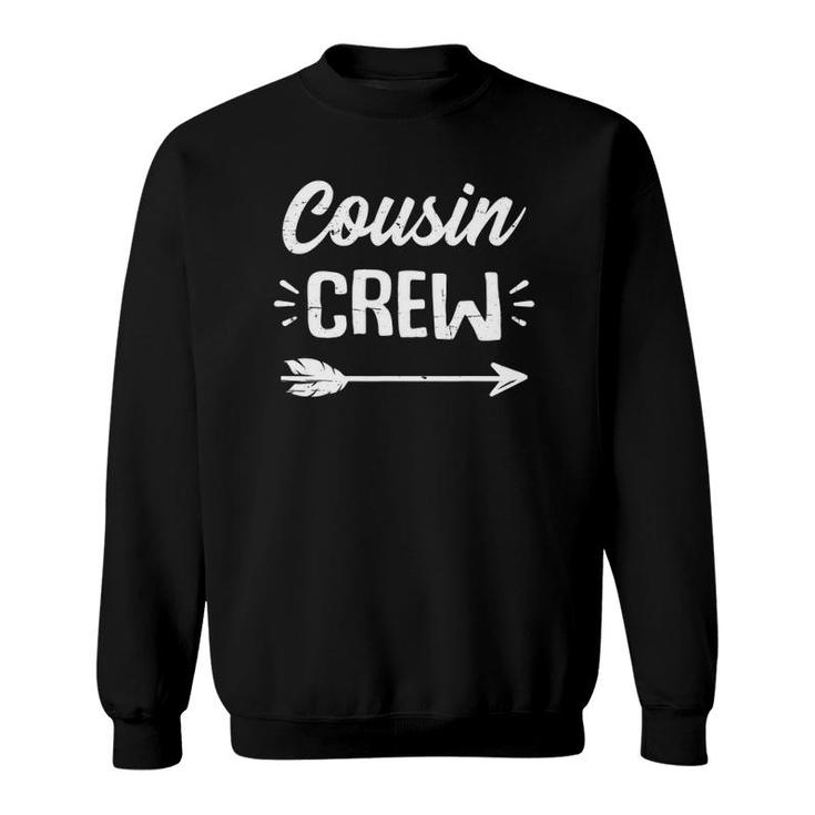Cousin Crew Squad  Family Matching Group Gift For Kids Sweatshirt