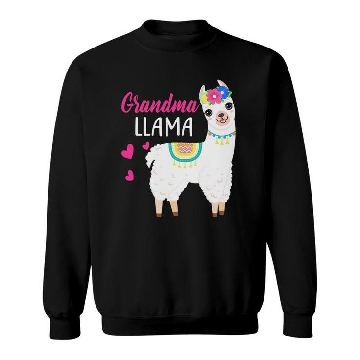 Cute Grandma Llama  For Women Sweatshirt