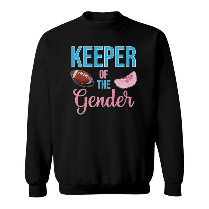 Cute Keeper Of The Gender Touchdowns Reveal For Mom And Dad Sweatshirt