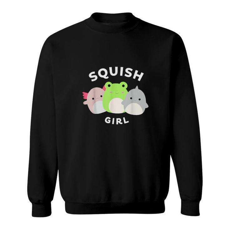Cute Unicorn Squish Girl Squishmallow Costume Sweatshirt