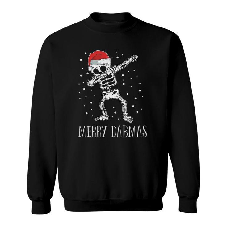 Dabbing Skeleton Dab Merry Dabmas Sweatshirt