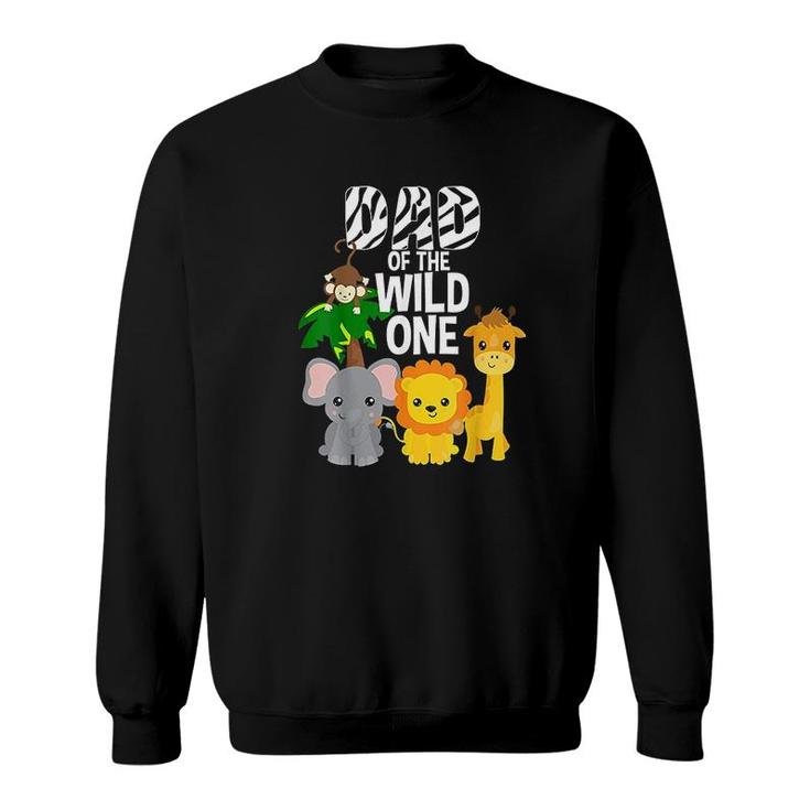 Dad Of The Wild One Zoo Sweatshirt