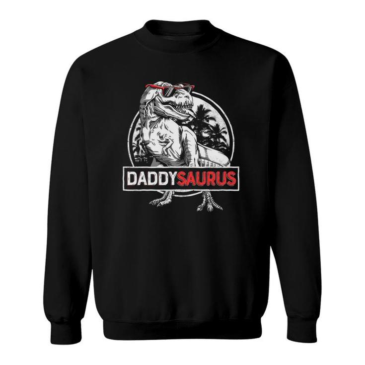 Daddy Saurusrex Dinosaur Men Father's Day Family Matching Sweatshirt