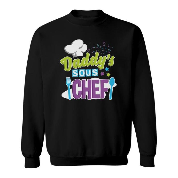 Daddy's Sous Chef Kid's Cooking Sweatshirt