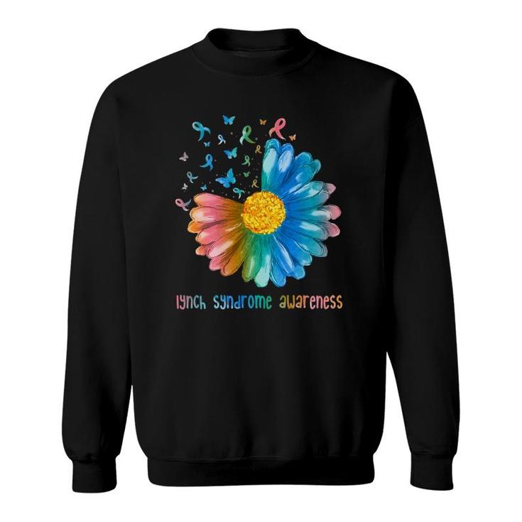 Daisy Butterfly Lynch Syndrome Awareness Sweatshirt