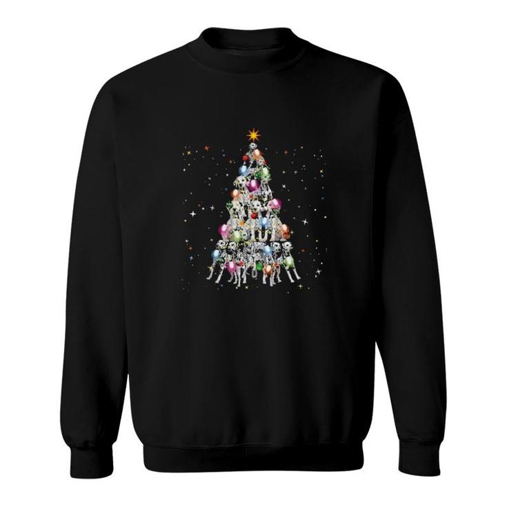 Dalmatian Best Christmas Sweatshirt