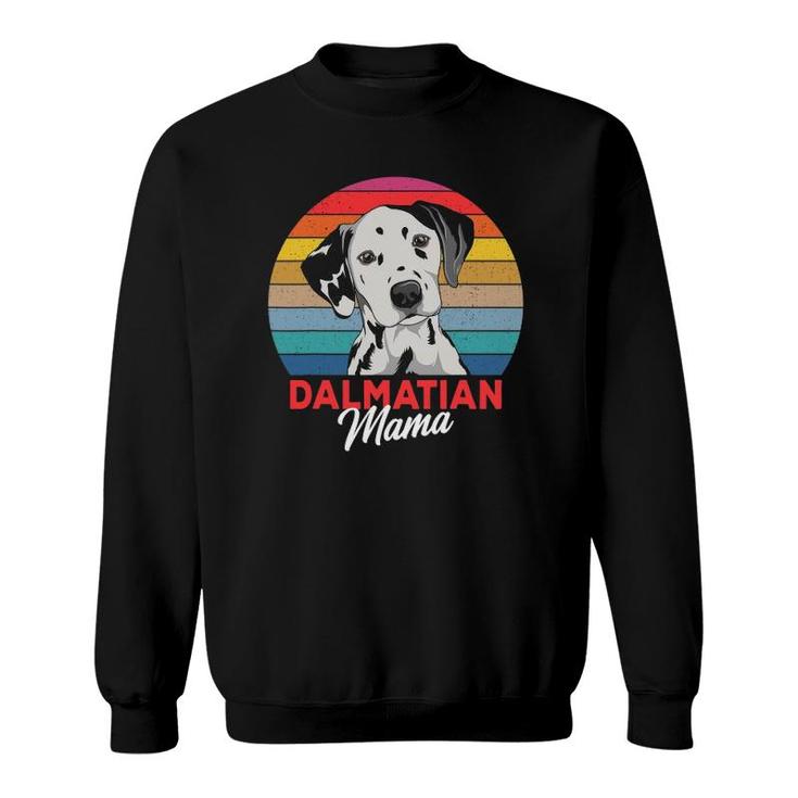 Dalmatian Mama Dog Mom Womens Sweatshirt