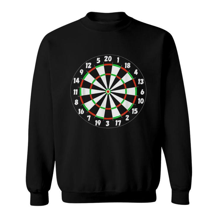 Darts Board Games Target Sweatshirt