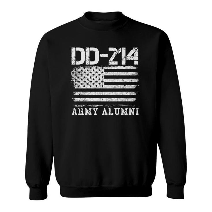 Dd214 Army Alumni - Distressed Vintage Tee Sweatshirt