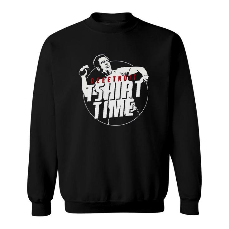 Deeetroit Time Detroit Sports Fans Funny Sweatshirt