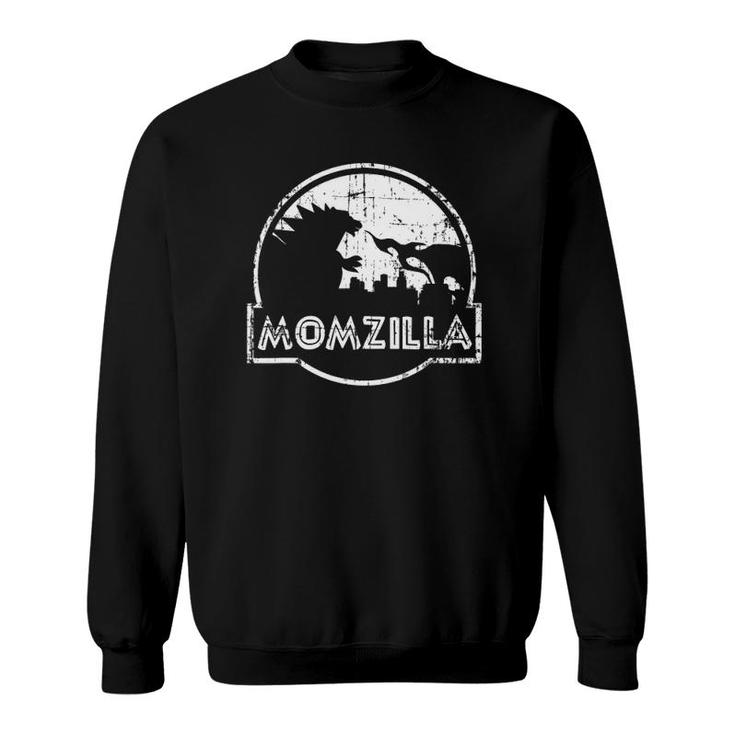 Distressed Funny Mother's Day Gift Momzilla Birthday For Mom Sweatshirt