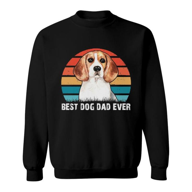 Dog Beagle Best Dog Dad Everfunny Fathers Day Retro Vintage S 64 Paws Sweatshirt