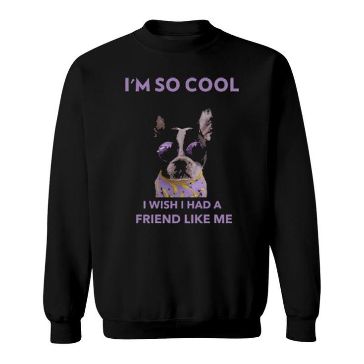Dog Cool Dog Looking For Friends 591 Paws Sweatshirt