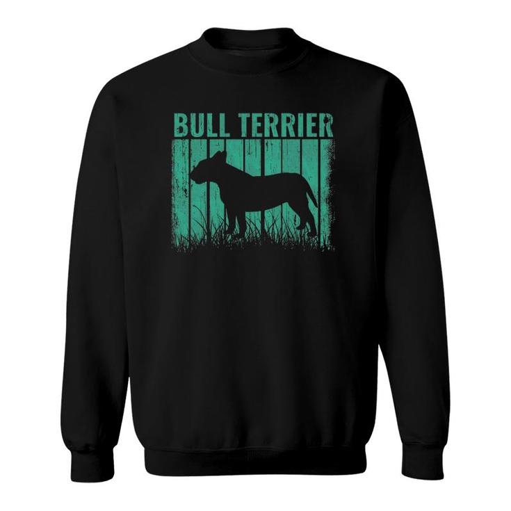 Dogs Retro Bull Terrier Dog Vintage Gift Sweatshirt