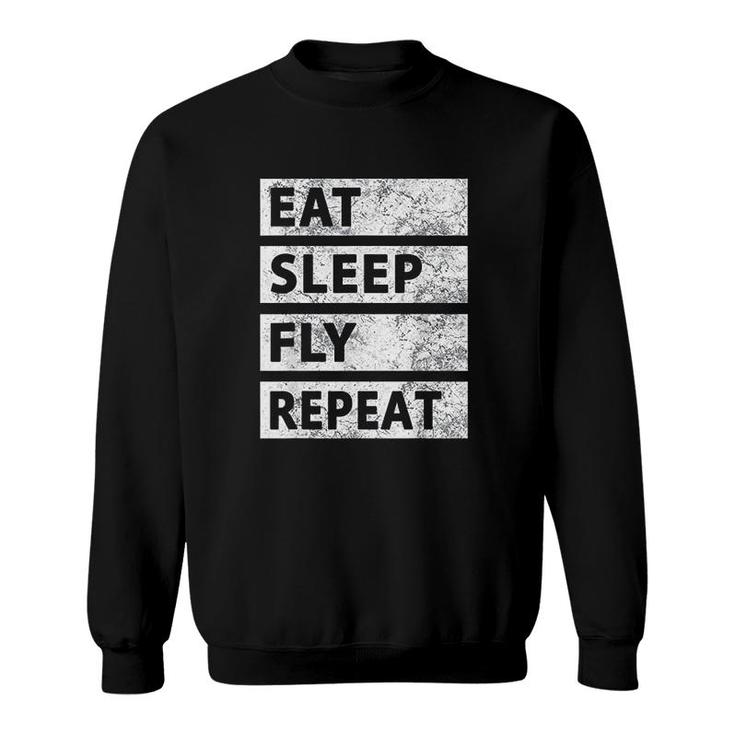 Drone Pilot Eat Sleep Fly Pilot Sweatshirt