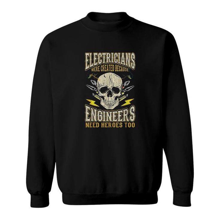 Electrician Funny Humor Occupation Sweatshirt