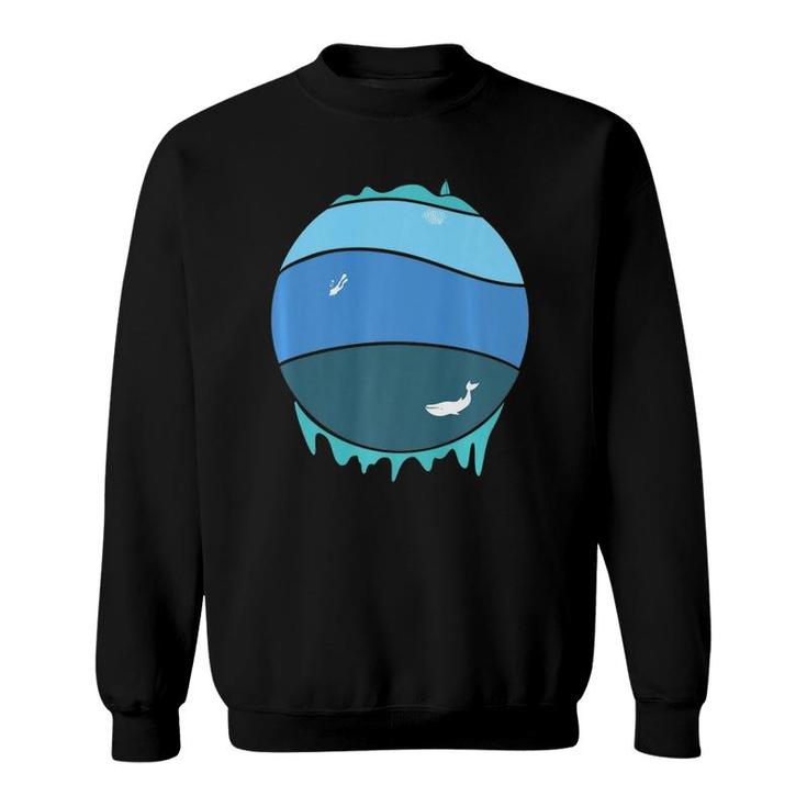 Eleventy Ocean Fitted Gift Sweatshirt