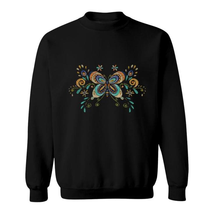 Fairy Grunge Fairycore Aesthetic Cottagecore Butterfly Sweatshirt