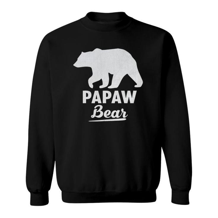 Father's Day Papaw Bear Grandpa Gift Men Sweatshirt
