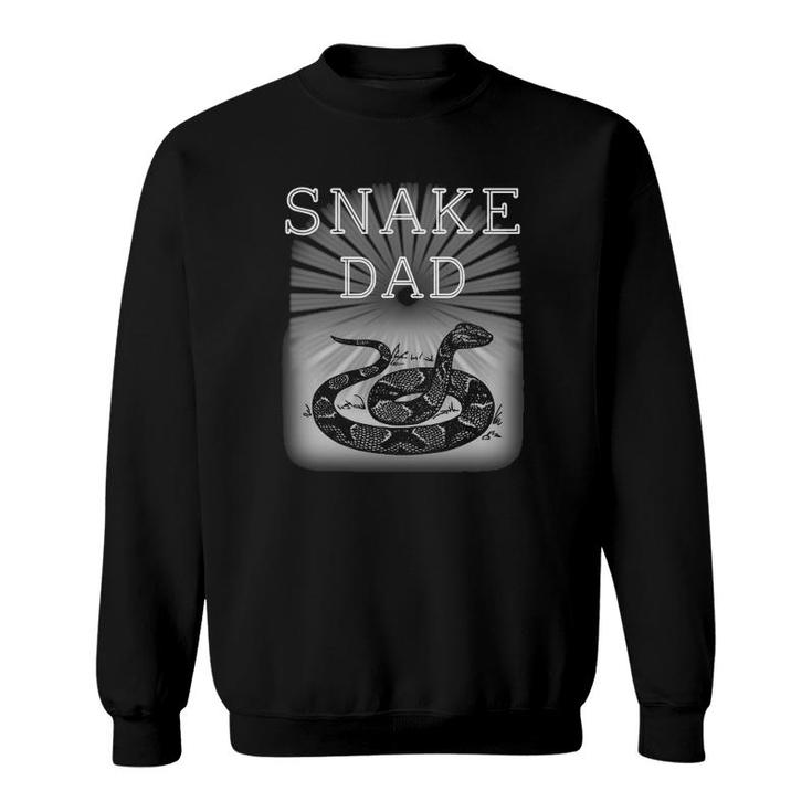 Father's Day Snake Dad Owner And Reptile Lover Sweatshirt