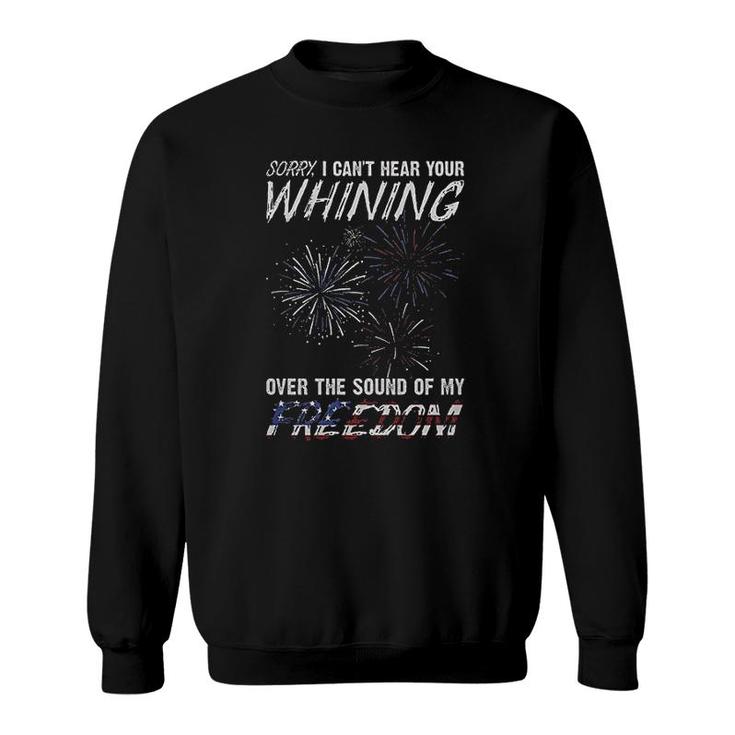 Fire Works Over The Sound Of My Freedom Sweatshirt