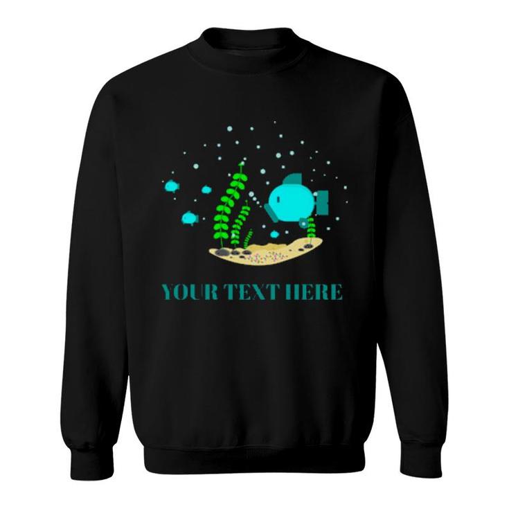 Fish Aquarium Sweatshirt