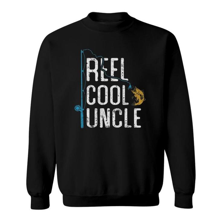 Fishing Reel Cool Uncle Father’S Day Gift Fisherman Uncle Sweatshirt