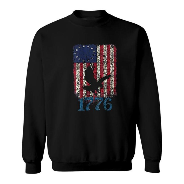 Flag Gift American 1776 Patriot Design Sweatshirt
