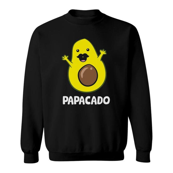 Funny Avocado Dad Guacamole Avocado Papacado  Sweatshirt