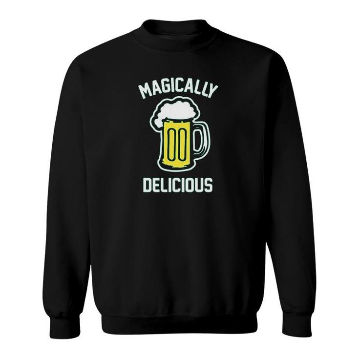 Funny Beer Drinking St Patricks Graphic Sweatshirt