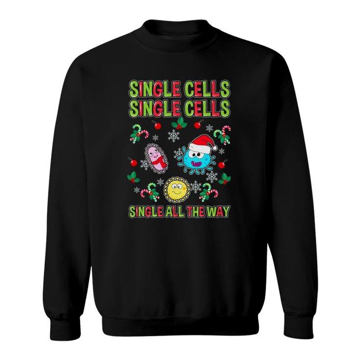 Funny Christmas Gifts For Science Biology Teachers Students Sweatshirt