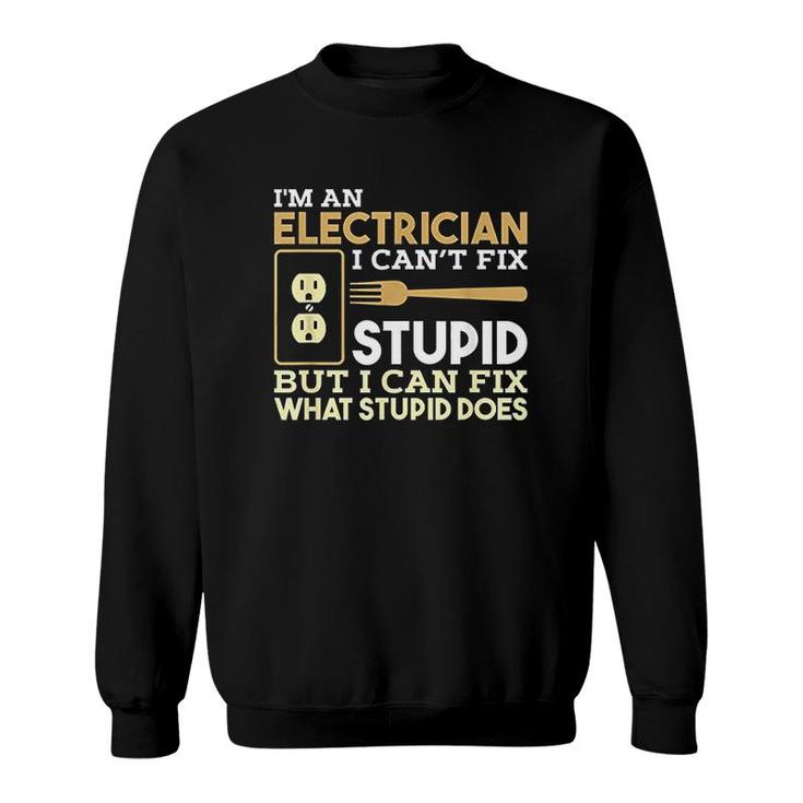 Funny Electrician Sweatshirt