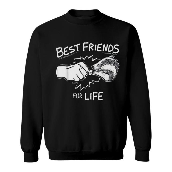Funny Honey Badger Animal Best Friends Art Gift Sweatshirt