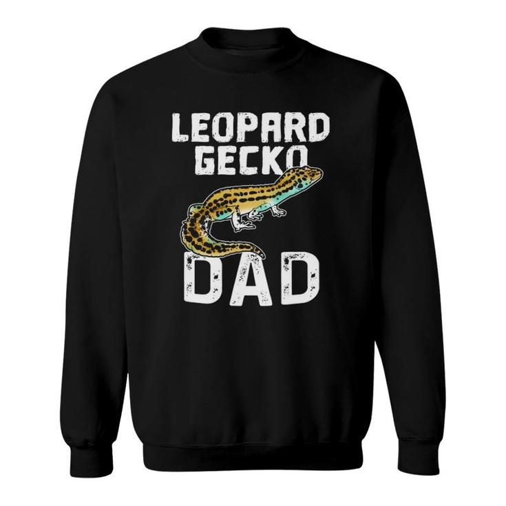 Funny Leopard Gecko Graphic Lizard Lover Reptile Dad Sweatshirt
