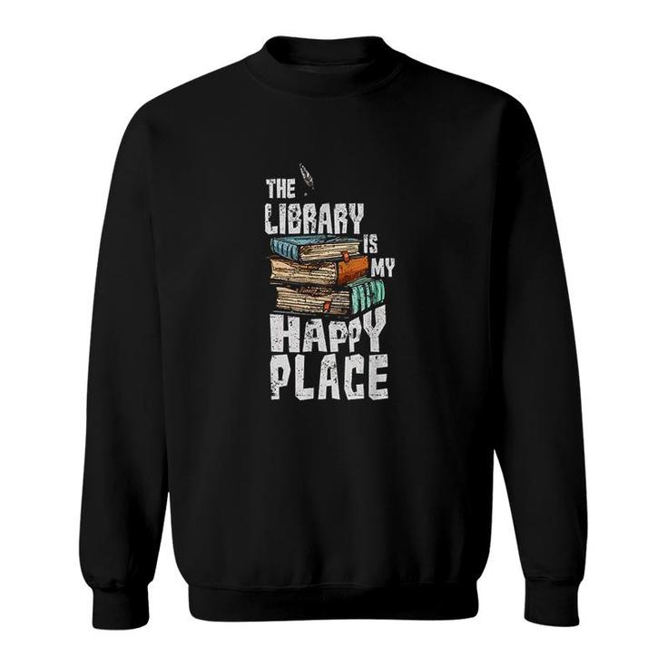 Funny Library  Reading Book Lover Gift Sweatshirt