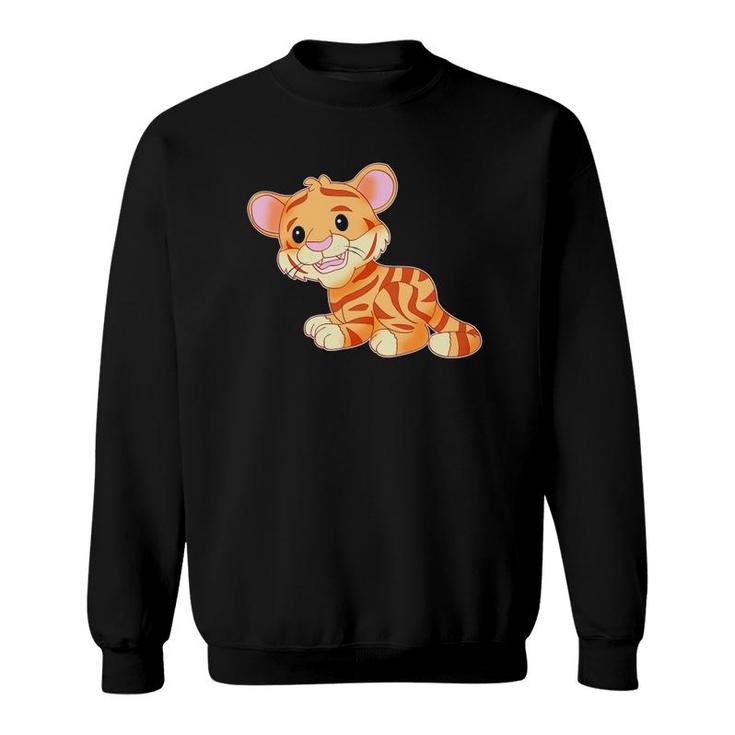 Funny Tigercat Cute Baby Tiger For Women, Men & Kids, Gift Sweatshirt