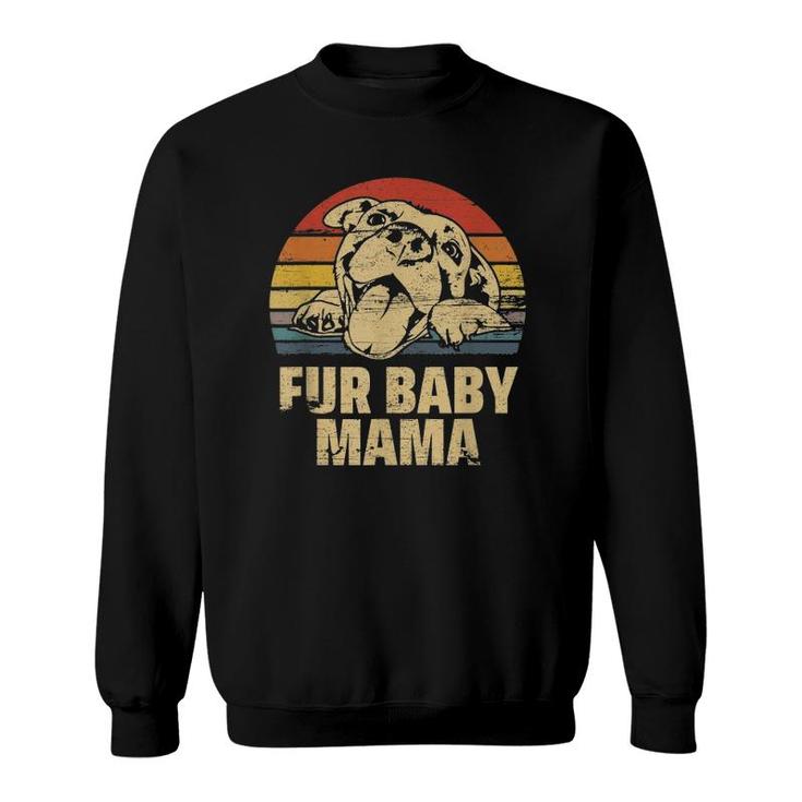 Fur Baby Mama Funny Baby Mama Dog Mom Sweatshirt