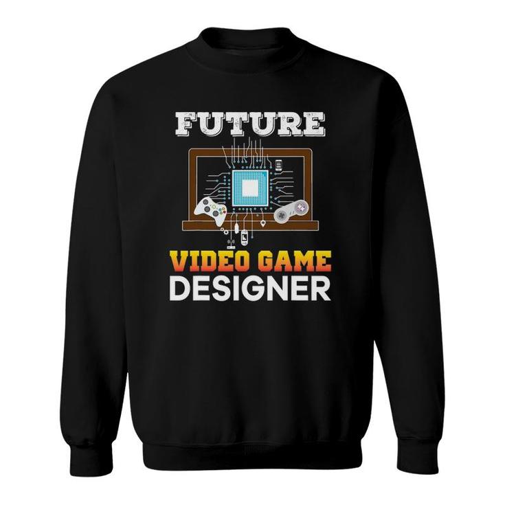 Future Video Game Designer Controller Gamer Console Sweatshirt