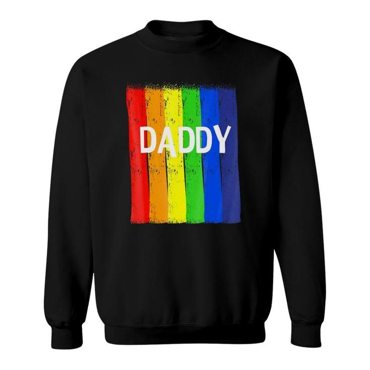 Gay Daddy Rainbow Lgbt Pride Month Sweatshirt