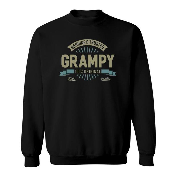 Genuine Grampy Top Great Gifts For Grandpa Fathers Day Men Sweatshirt