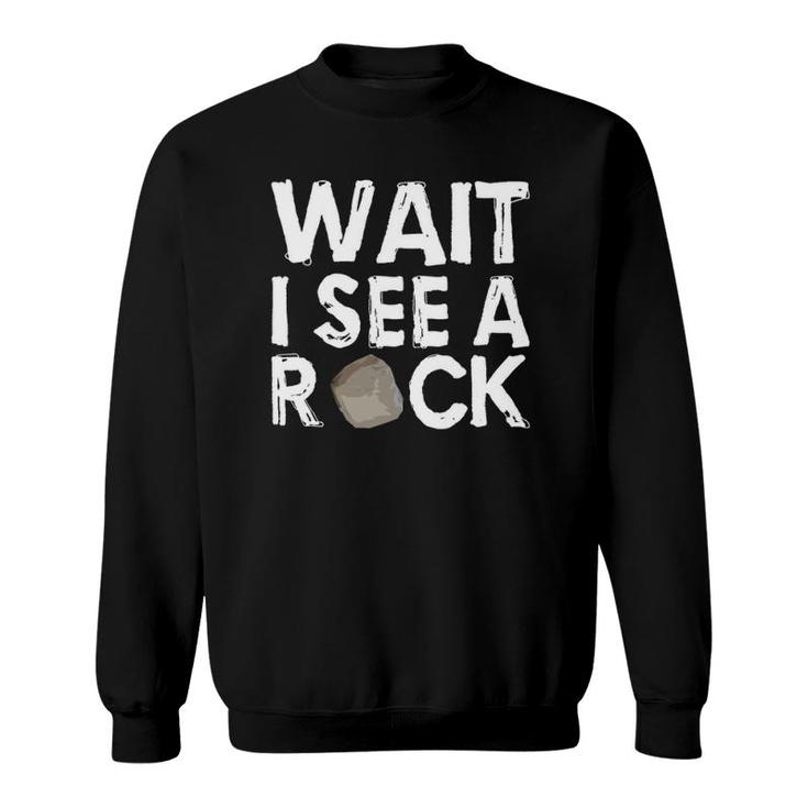 Geology Geologist Rock Wait I See A Rock Sweatshirt