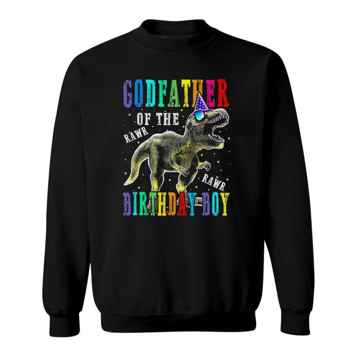 Godfather Of The Birthday Boy Dinosaur Sweatshirt