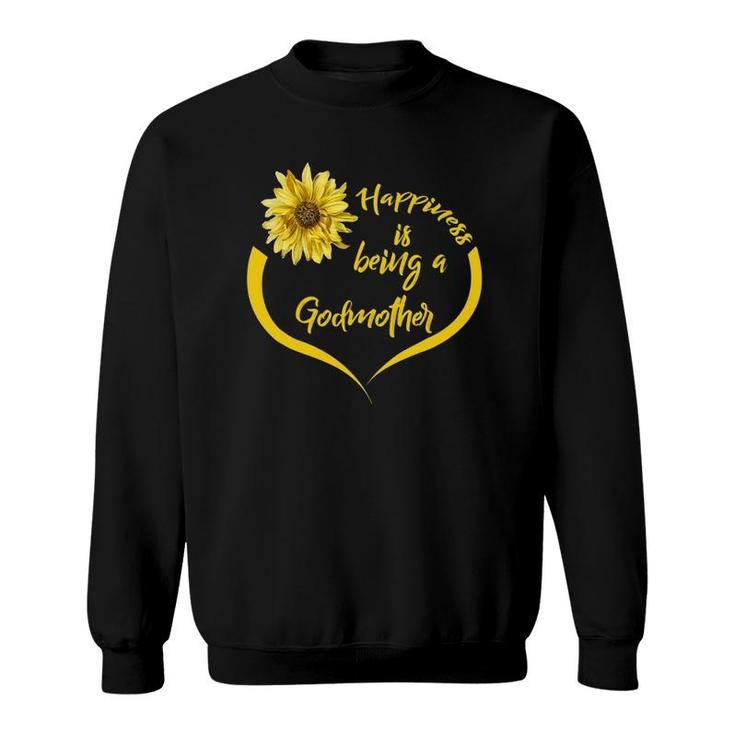 Godmother Gift Happiness Is Being A Godmother Sweatshirt