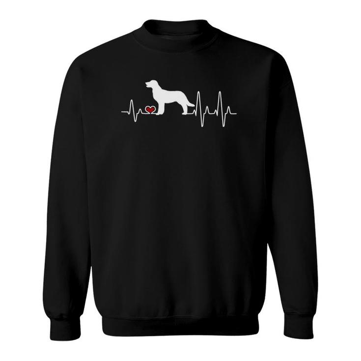 Golden Retriever Dog Heartbeat Pulse Sweatshirt