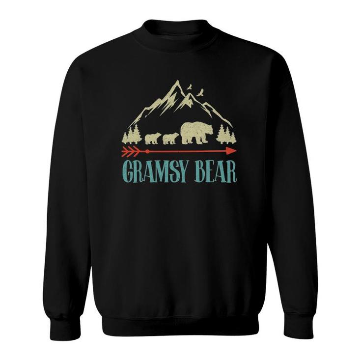 Gramsy Bear-Vintage Father's Day Mother's Day Sweatshirt