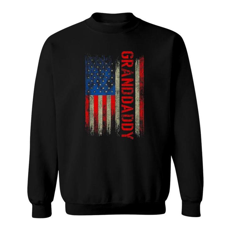 Granddaddy Gift American Flag Gift For Men Father's Day Funny Sweatshirt